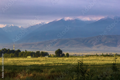 The beautiful scenic in Bishkek city