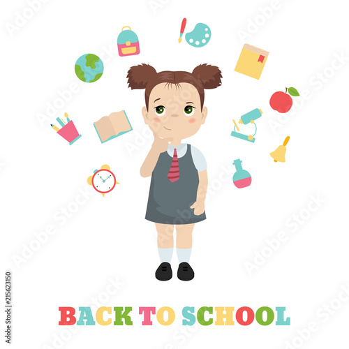 Happy school kids