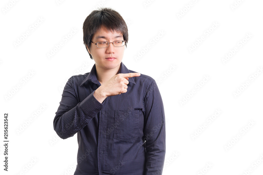 man pointing finger to something man pointing finger to something