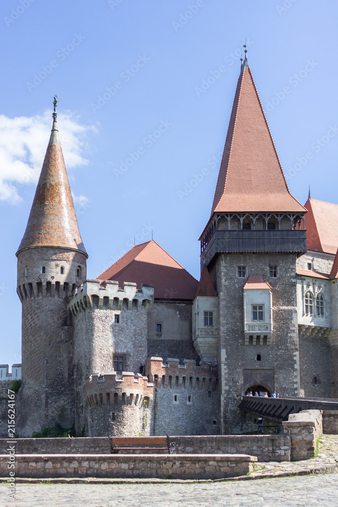 Corvinus Castle in Romania