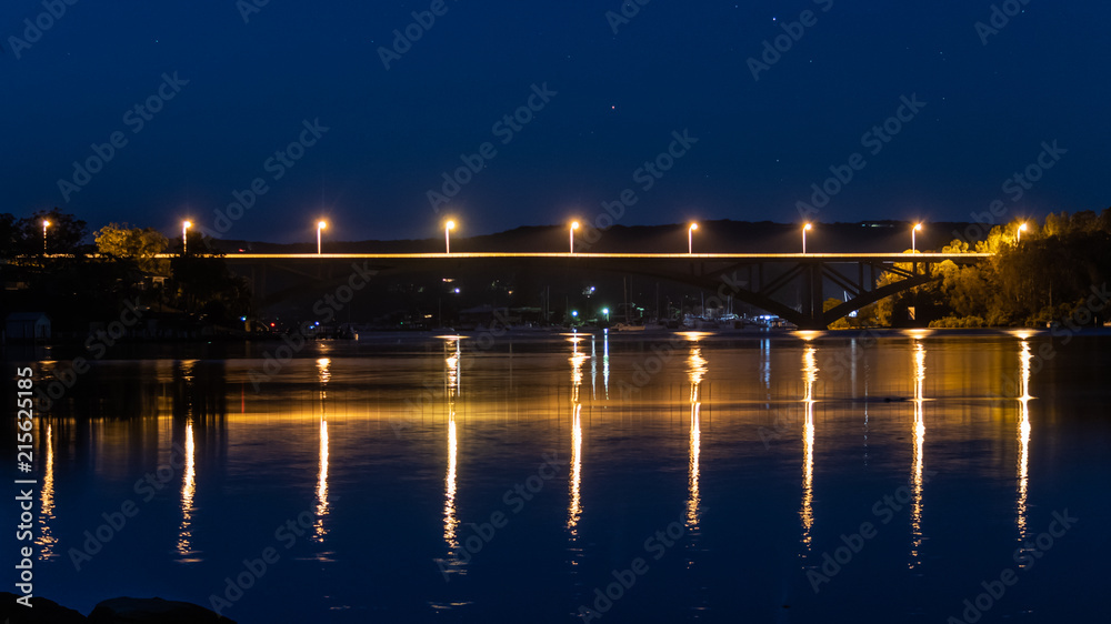 Golden Reflections - Bridge over the Bay