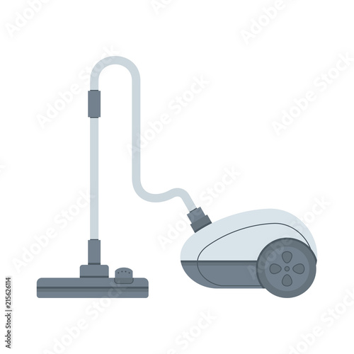 Vacuum cleaner. flat style. isolated on white background