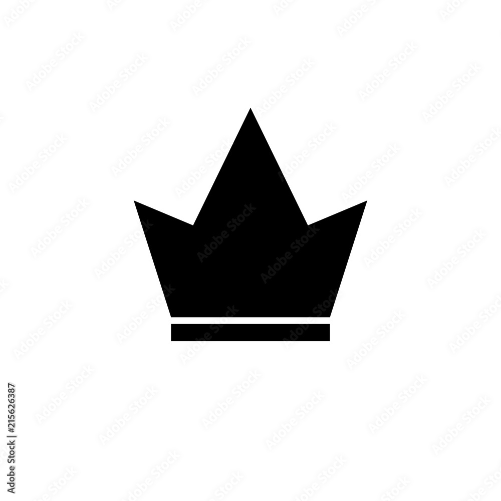 Crown Icon in trendy flat style isolated on white background. Crown symbol for your web site design, logo, app, UI. Vector illustration Crown Icon in trendy flat style isolated on white background. Crown symbol for your web site design, logo, app, UI. Vector illustration