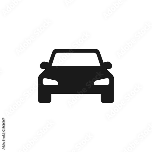 car icon on white background. sipmle vector beautiful illustration photo