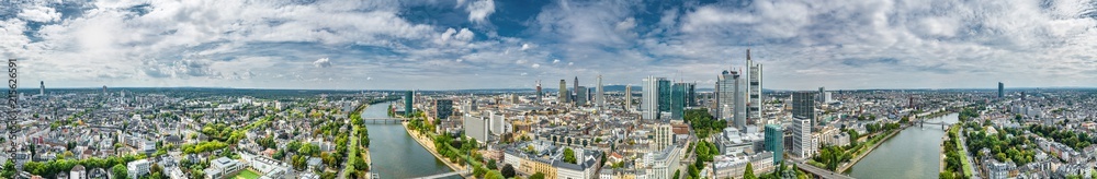 360° Luftbildpanorama Frankfurt am Main