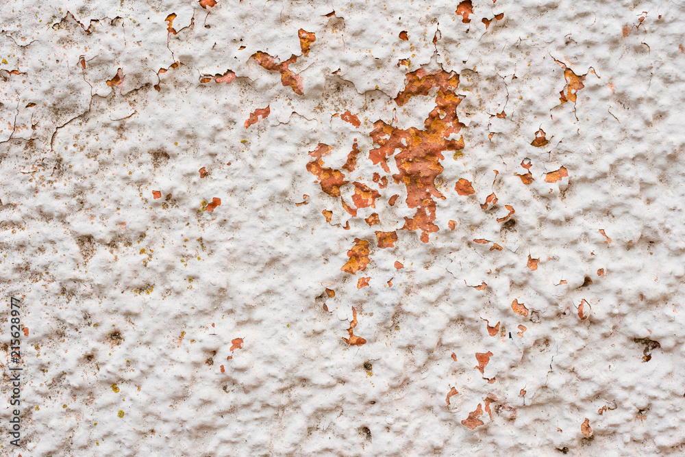 Naklejka premium Wall fragment with scratches and cracks