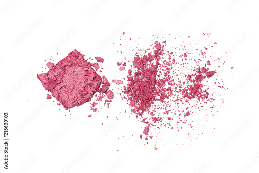 Fototapeta premium eyeshadow isolated on white background.