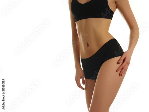 Photo Of Attractive Girl With Slim Toned Body Beauty And Body Care Concept  Stock Photo - Download Image Now - iStock