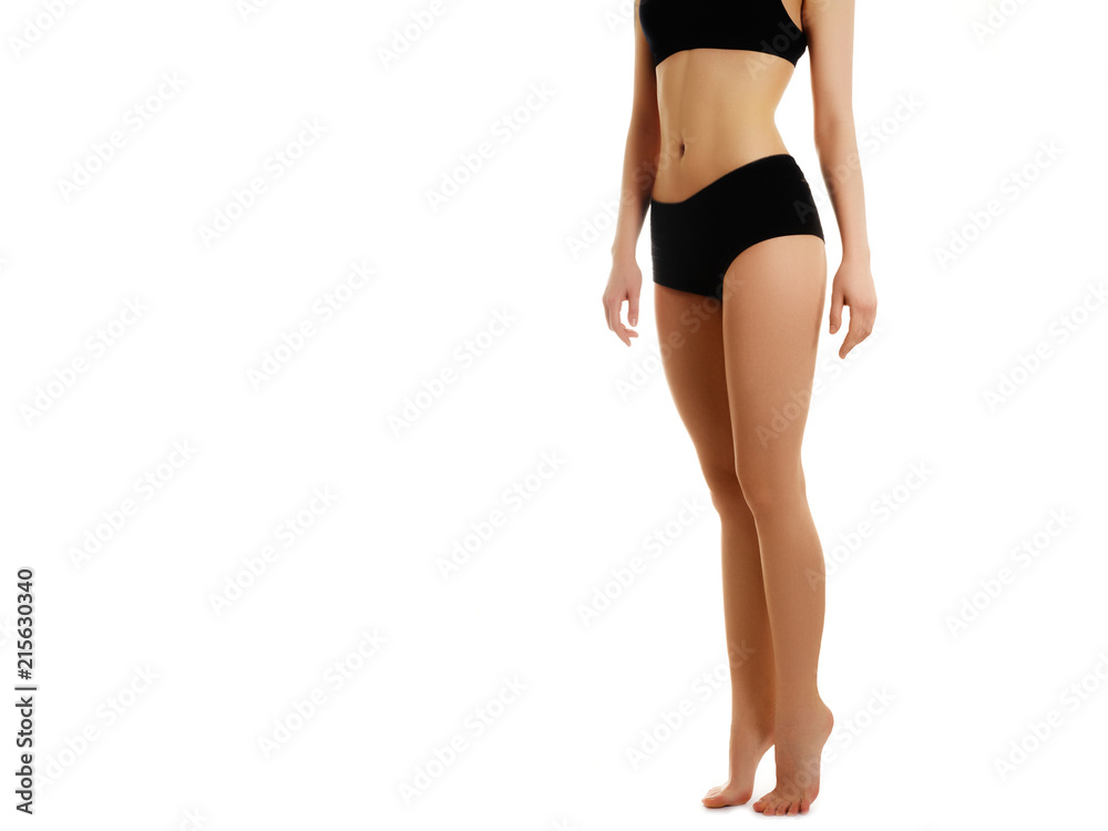 Photo Of Attractive Girl With Slim Toned Body Beauty And Body Care Concept  Stock Photo - Download Image Now - iStock