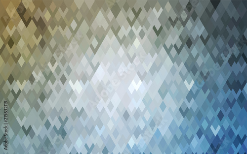 Light Blue, Yellow vector Lowpoly Background with copy-space. Used opacity mask.