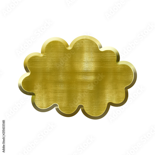 Metal badge with metallic b...