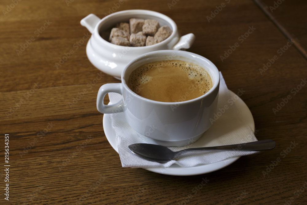 Cup of americano coffee, business break. Cup of americano coffee, business break.