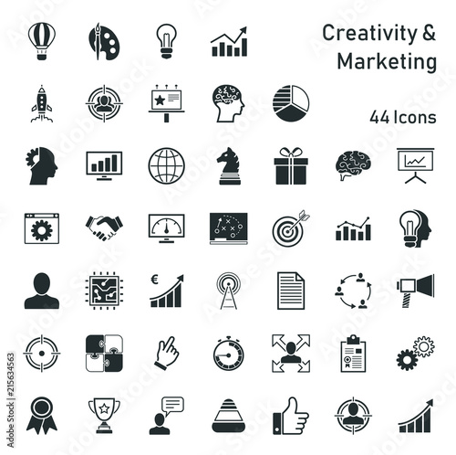 Creativity & Marketing - Iconset