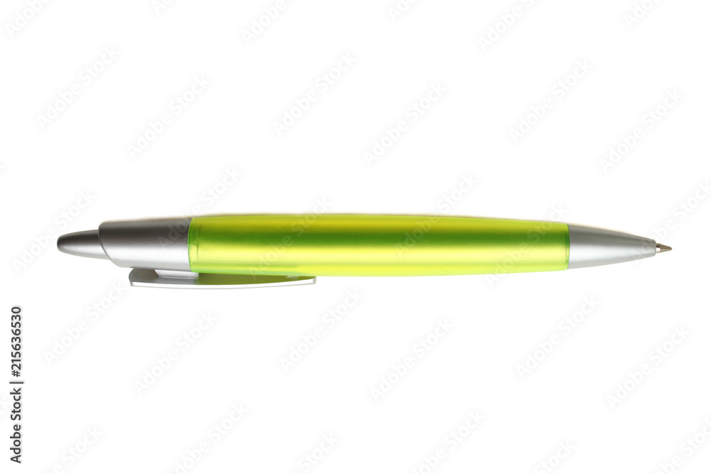 One green pen