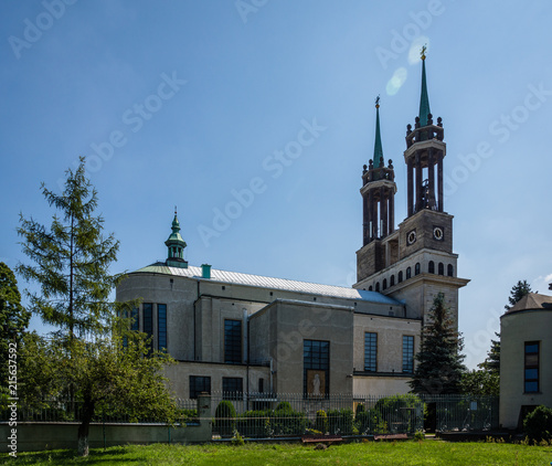 Church St. Stanislaw Kostka in Zoliborz district, Warsaw, Poland photo