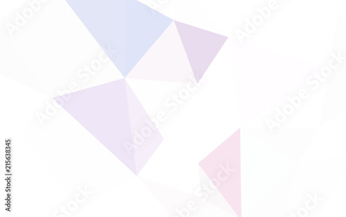 Light Pink, Yellow vector triangle mosaic template.