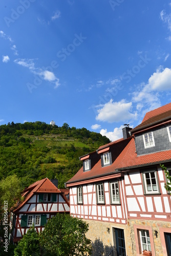 Fachwerkarchitektur in Heppenheim an der Bergstraße  photo