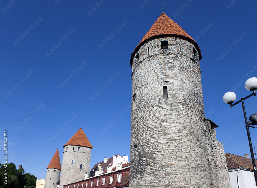 Tallinn. Estonia. Medieval tower of a fortification