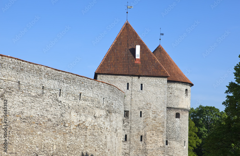 Tallinn. Estonia. Medieval tower of a fortification