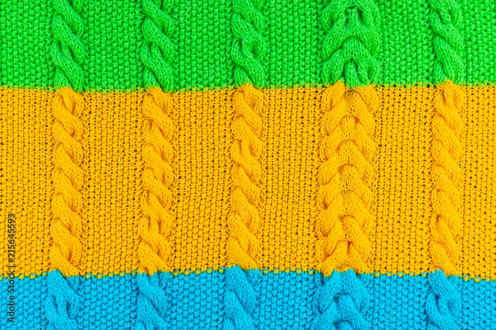 The texture of the knit The texture of the knit