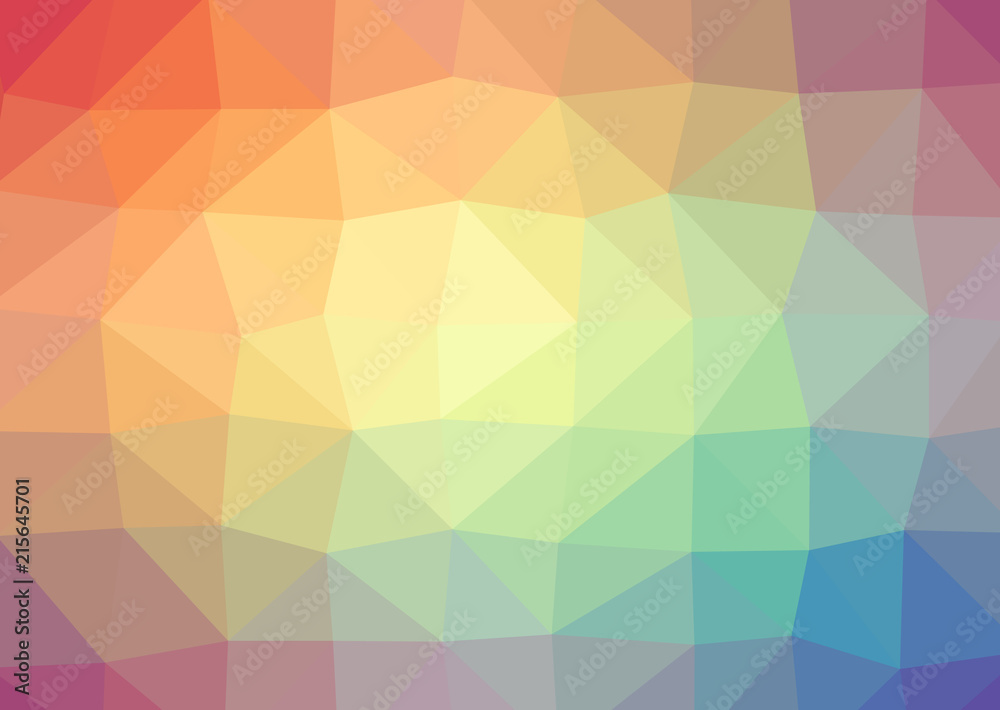 Naklejka premium Abstract vector background with triangles