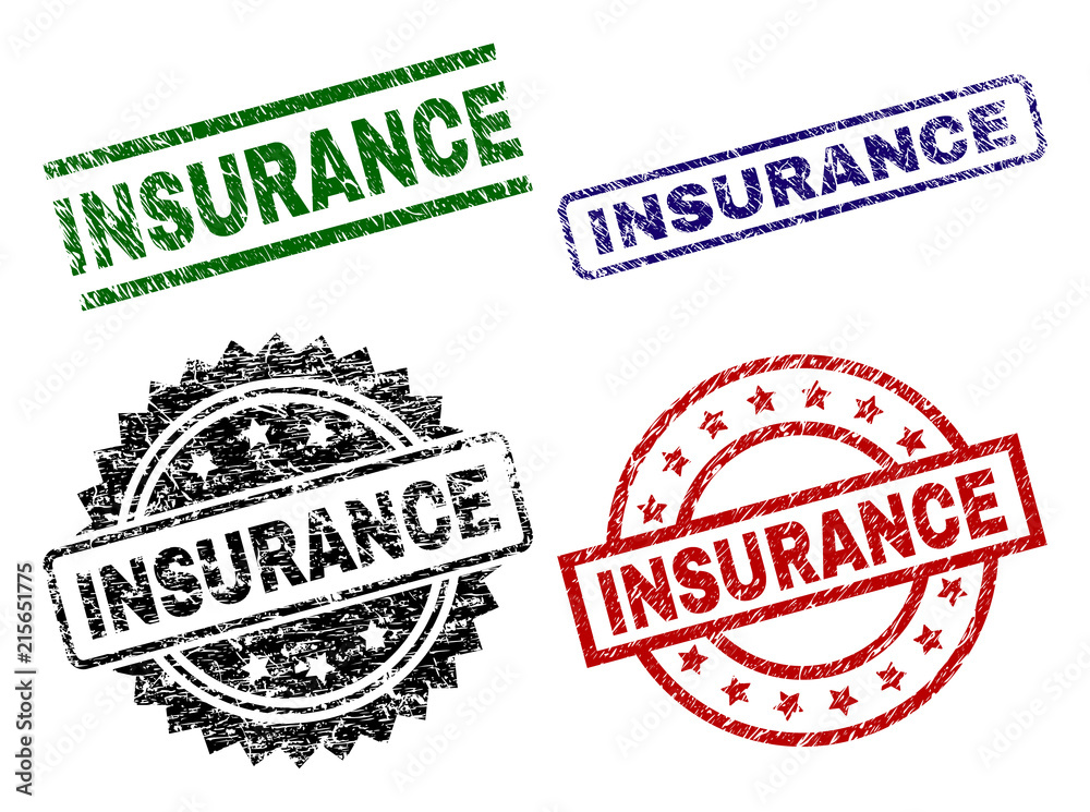 INSURANCE seal prints with corroded style. Black, green,red,blue vector rubber prints of INSURANCE text with dust style. Rubber seals with round, rectangle, rosette shapes. INSURANCE seal prints with corroded style. Black, green,red,blue vector rubber prints of INSURANCE text with dust style. Rubber seals with round, rectangle, rosette shapes.