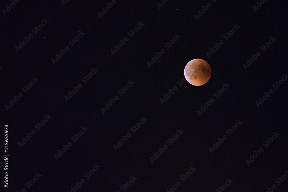 Totale Mondfinsternis / Blutmond über München - Juli 2018 Totale Mondfinsternis / Blutmond über München - Juli 2018