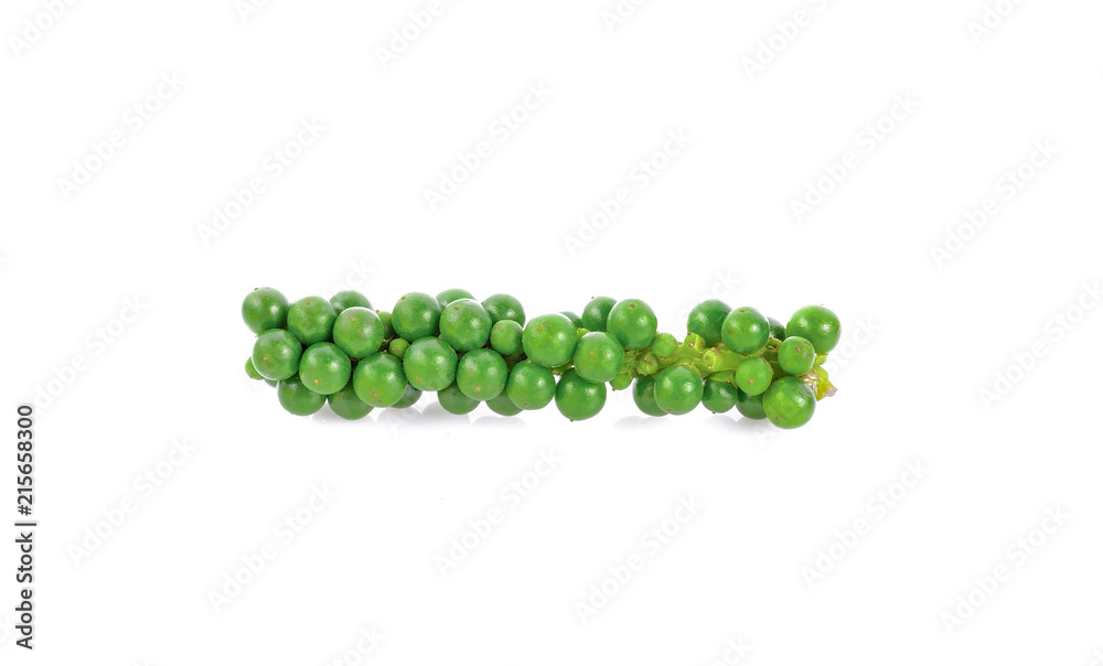 Fresh piper nigrum isolated on a white background Fresh piper nigrum isolated on a white background