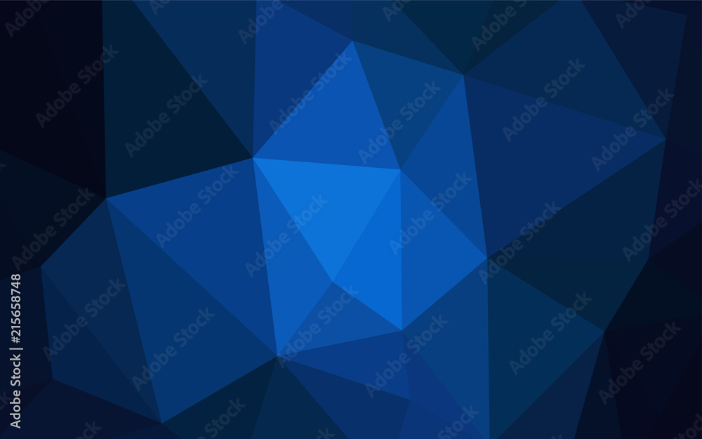 Fototapeta premium Light Green vector polygon abstract background.