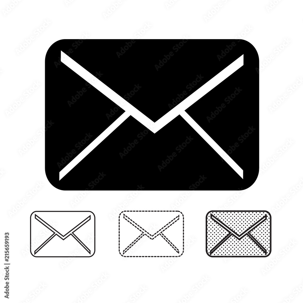 email and mail icon vector email and mail icon vector