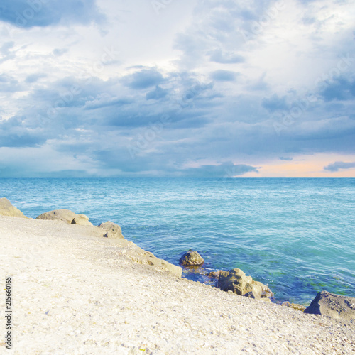 Hollyday nearby sea - Mediterranean Seashore photo