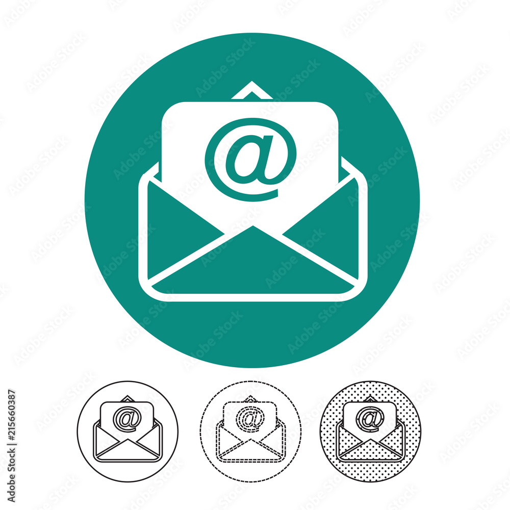 email and mail icon vector email and mail icon vector