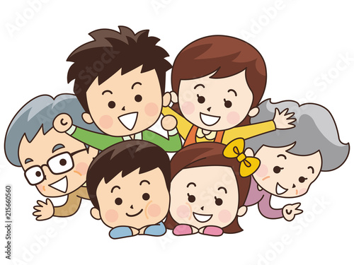 仲良し6人家族