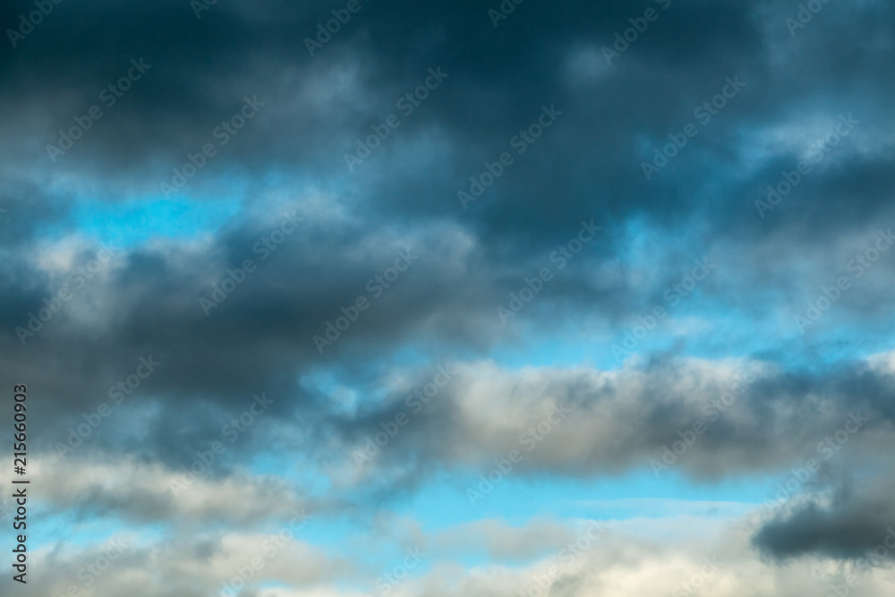 Nuages orageux 