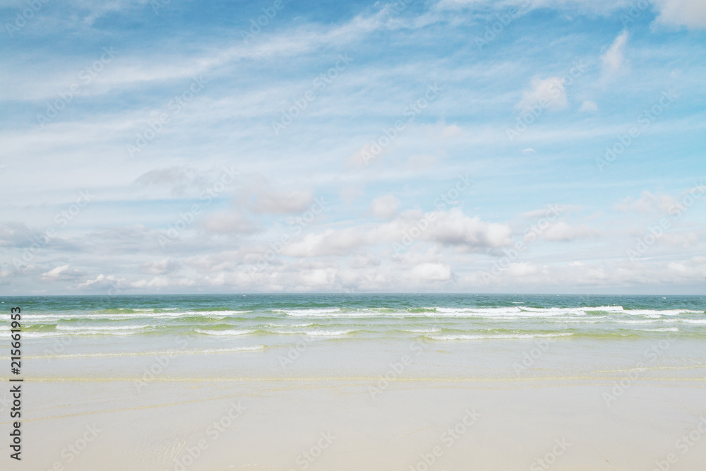 Fototapeta premium Creative beach backdrop
