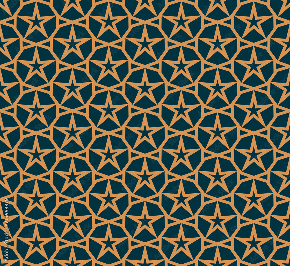 Vector seamless pattern. Modern stylish abstract texture. Repeating geometric tiles from striped elements Vector seamless pattern. Modern stylish abstract texture. Repeating geometric tiles from striped elements