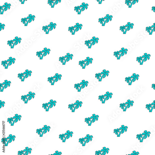 Palm tree seamless pattern vector illustration.Can be used for wallpaper,fabric, web page background, surface textures.