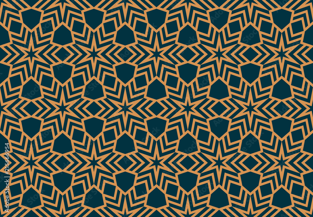Vector seamless pattern. Modern stylish abstract texture. Repeating geometric tiles from striped elements Vector seamless pattern. Modern stylish abstract texture. Repeating geometric tiles from striped elements