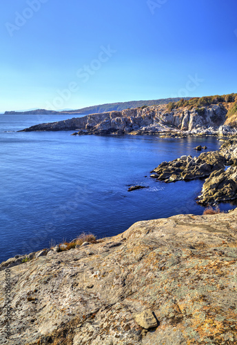 Fototapeta Naklejka Na Ścianę i Meble -  Beautiful landscape on rocky shore