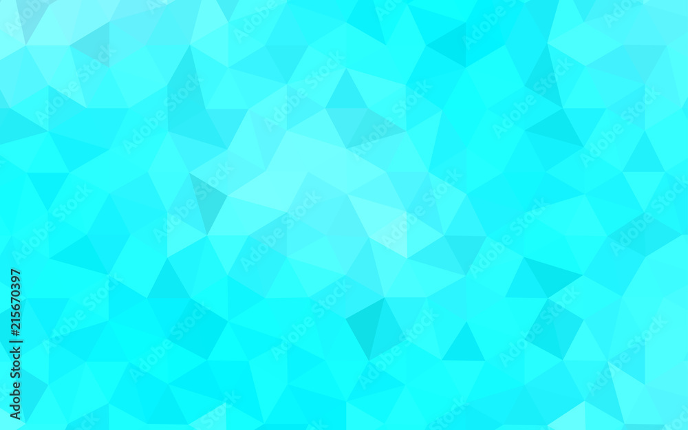 Light BLUE vector shining triangular backdrop. Light BLUE vector shining triangular backdrop.