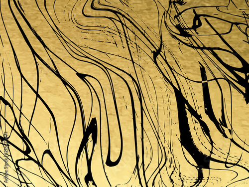 Gold, black, white marble template,  covers design, marble textu