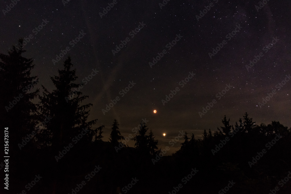 blood moon and Mars transition 