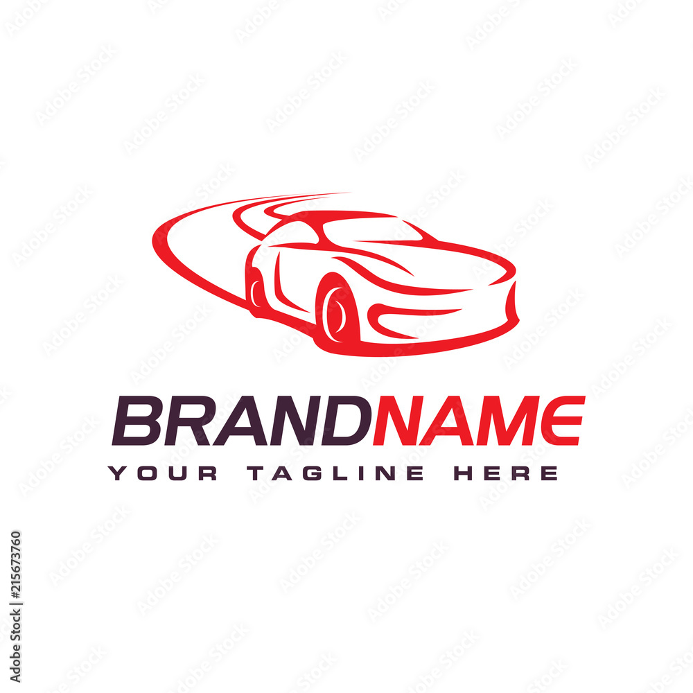 Drift car logo, automotive logo design template Stock Vector | Adobe Stock