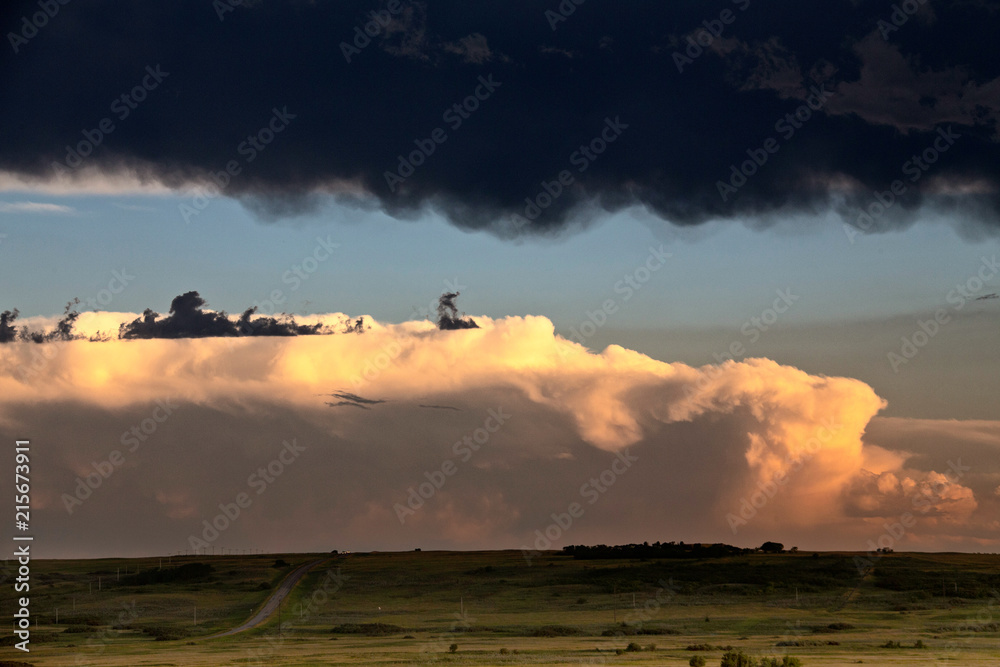 Fototapeta premium Prairie Storm Clouds