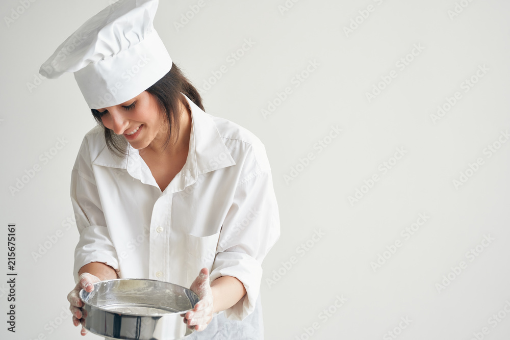 cook preparing to eat dough flour confectioner cook preparing to eat dough flour confectioner