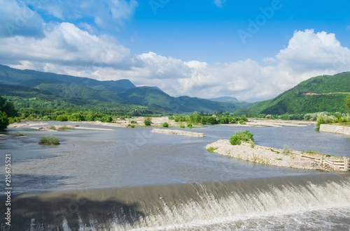 a large mountain river, Georgia