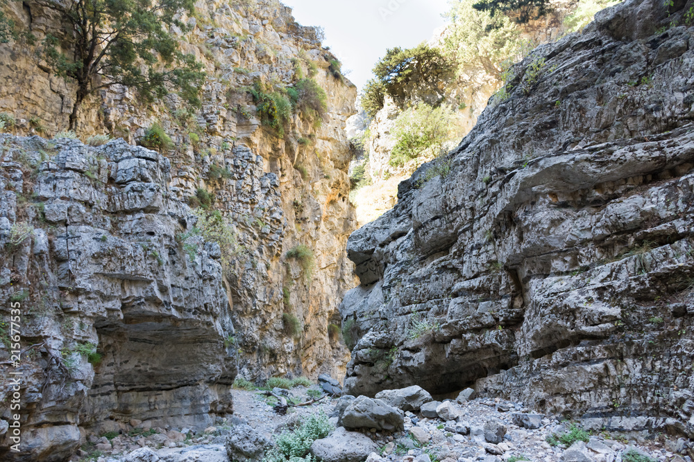 Obraz premium Imbros gorge in Crete