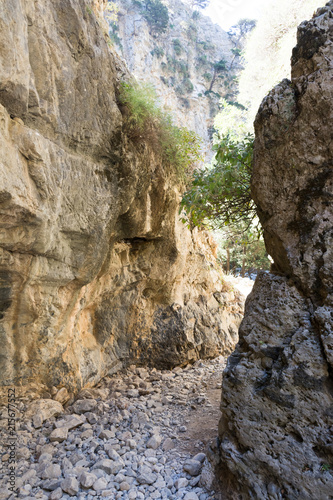 Imbros gorge in Crete 