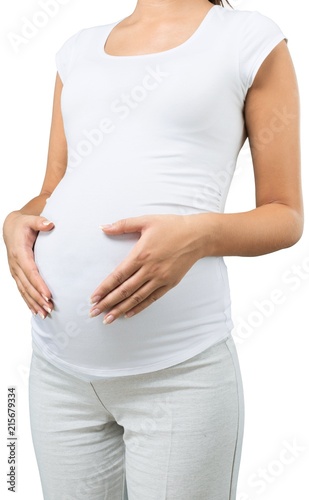 Wallpaper Mural Closeup of a Pregnant Belly Torontodigital.ca