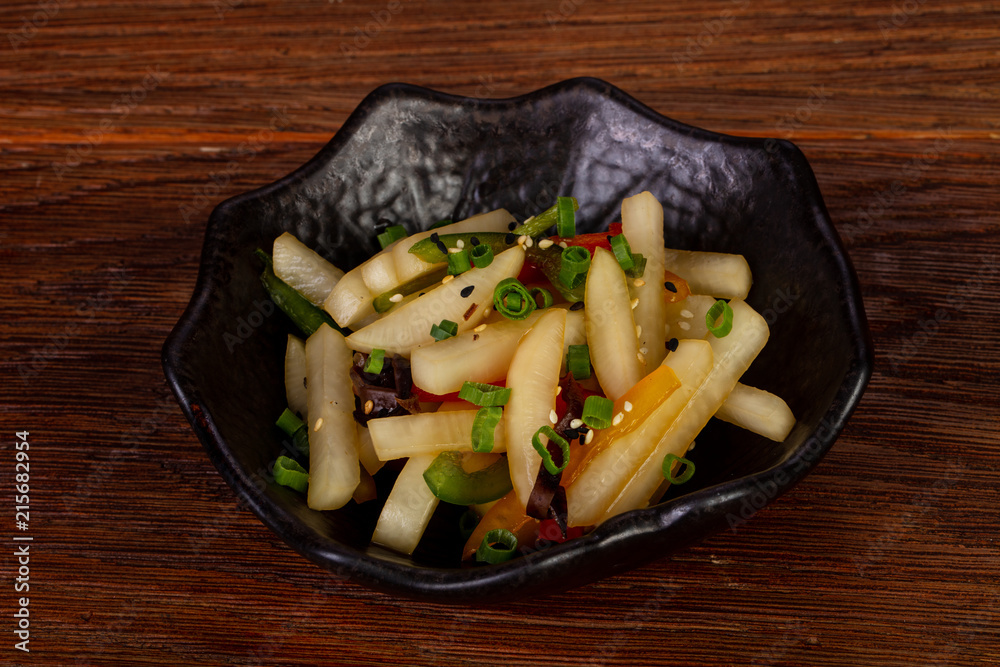 Japanese daikon salad Japanese daikon salad